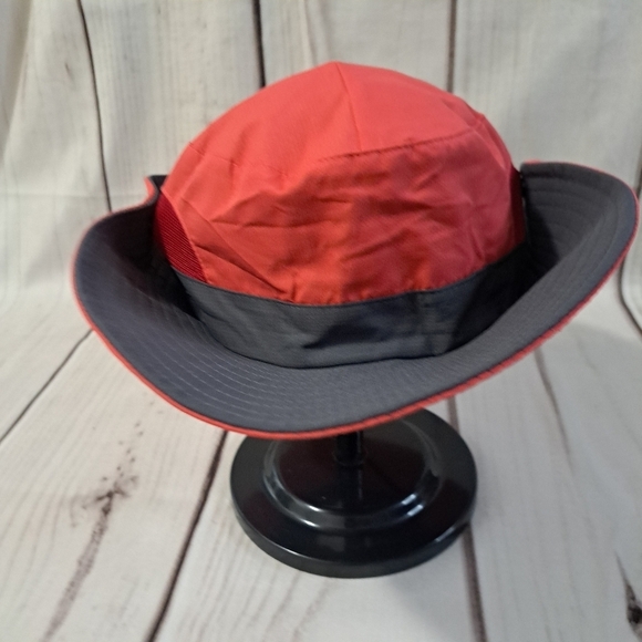 SunShade Coral and Gray Wide Brim Hat - Picture 6 of 6